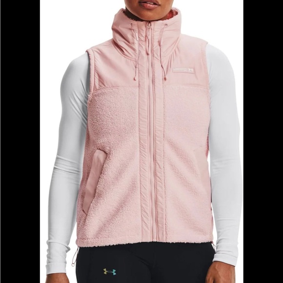 Under Armour Women’s UA Mission Boucle Water Resistant Vest Sherpa NEW